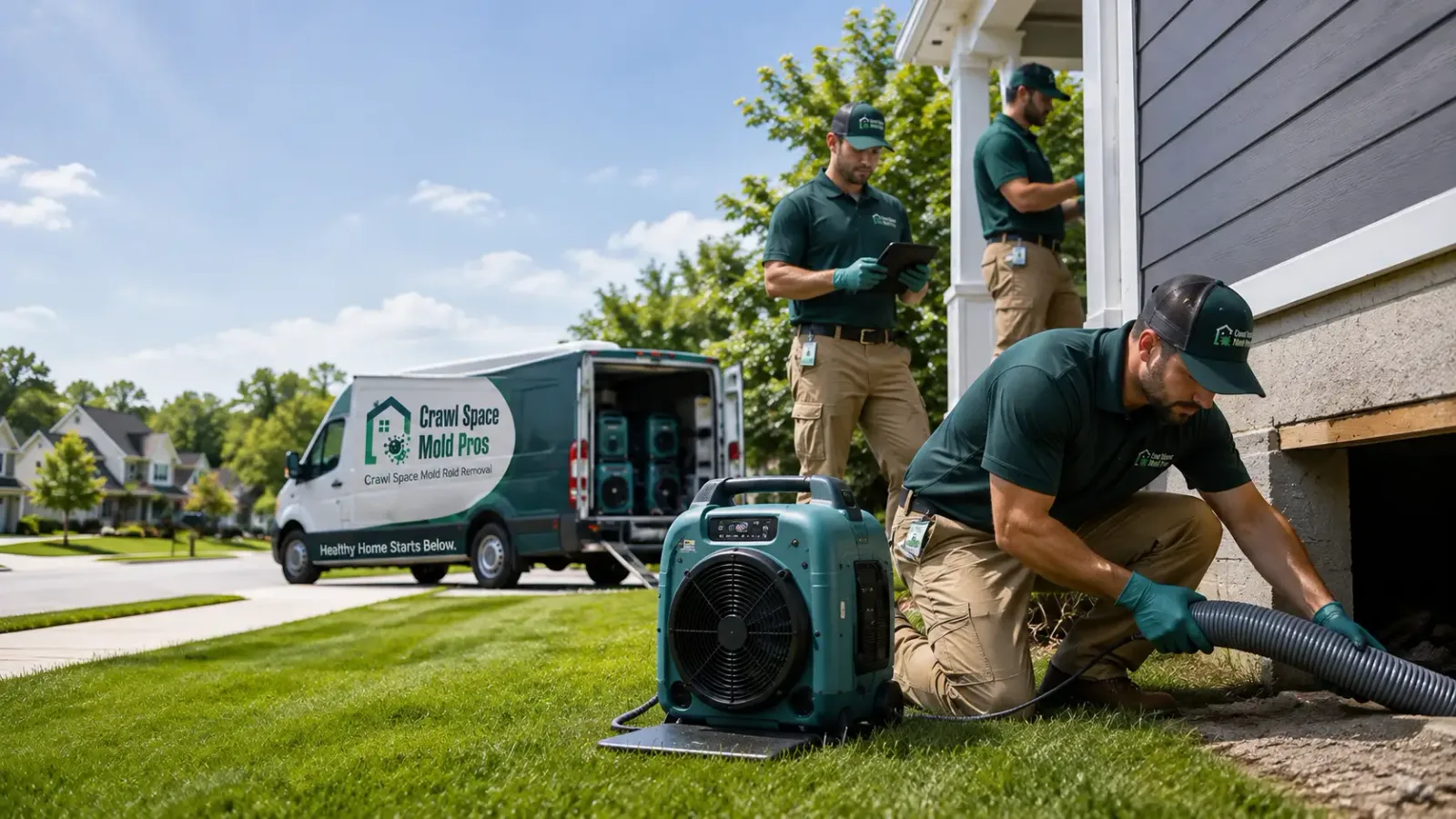 Crawl Space Mold Removal in Pompton Lakes, NJ